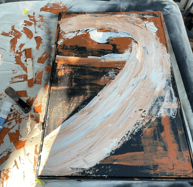 Painting in progress