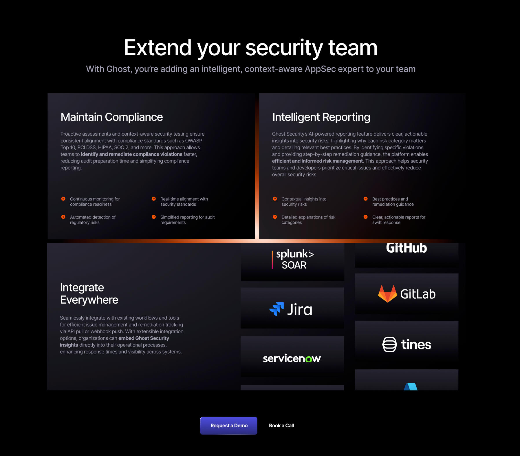 Ghost Security Website Refresh — 9