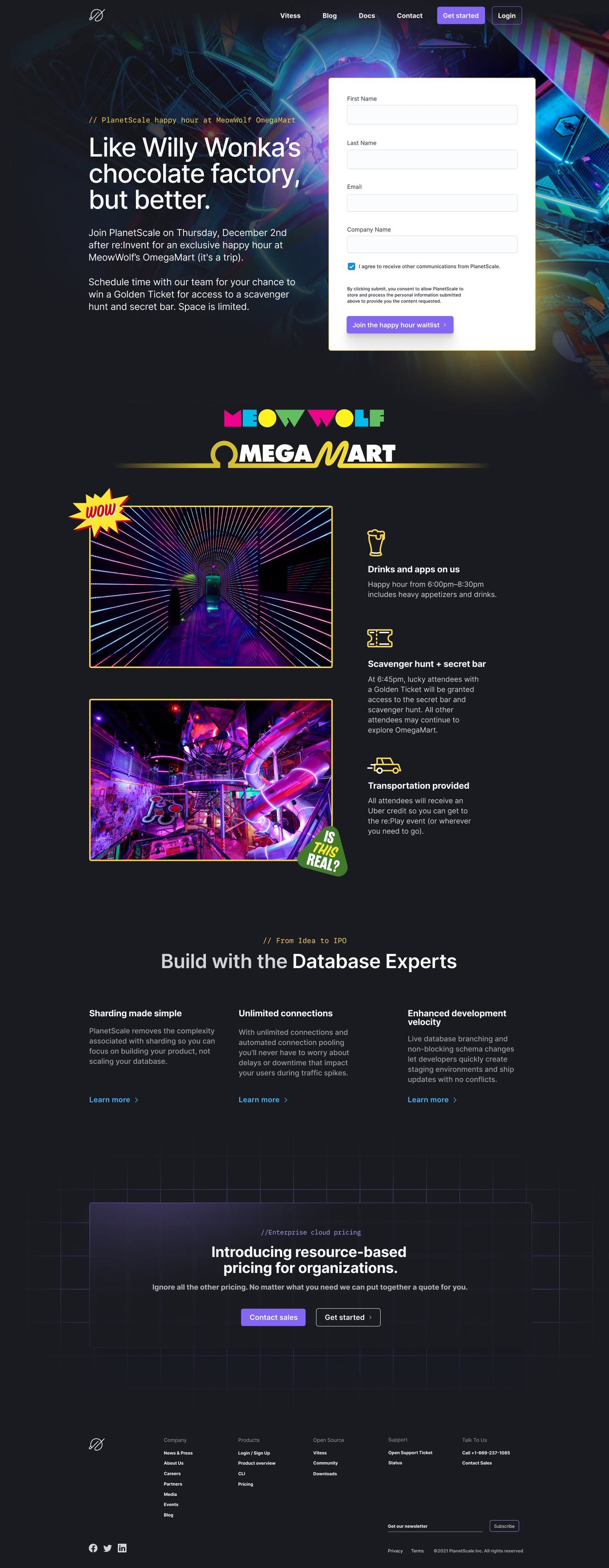 PlanetScale Web Design — 4